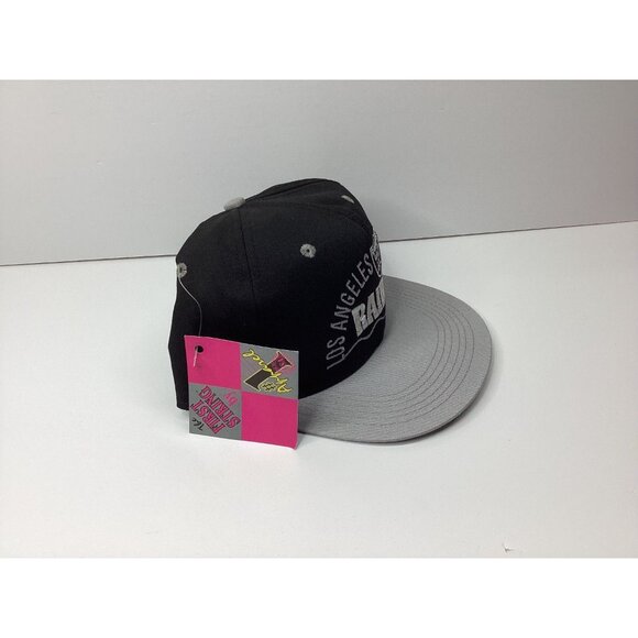 Vintage 90s Los Angeles Raiders NFL Hat #1 Apparel Adjustable Drawstring - Picture 2 of 11
